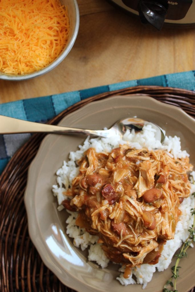 Easy Slow Cooker Chicken and Beans - The Fitchen