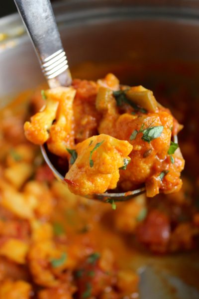 Easy Vegan Cauliflower Curry from The Fitchen