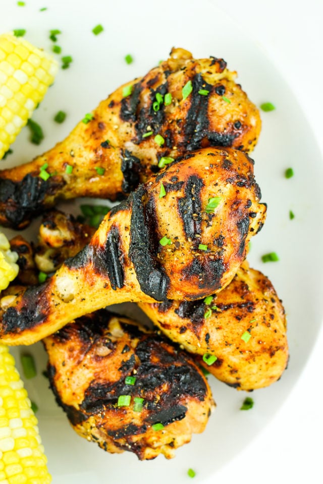 Spicy Honey Mustard Chicken Legs from The Fitchen