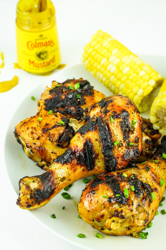 Spicy Honey Mustard Chicken Legs from The Fitchen