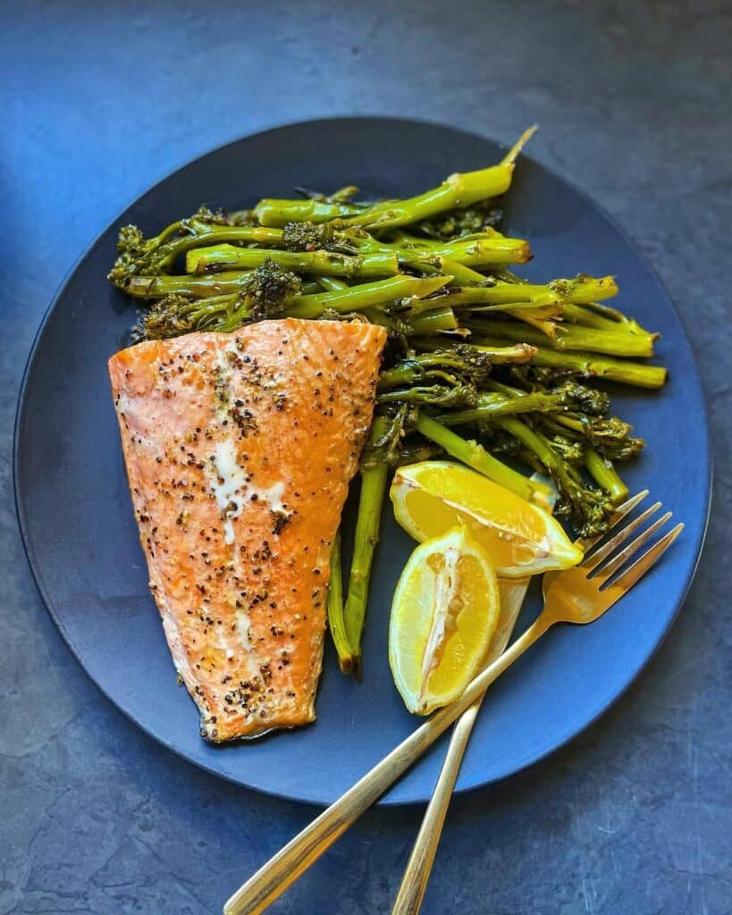 Salmon and Broccoli