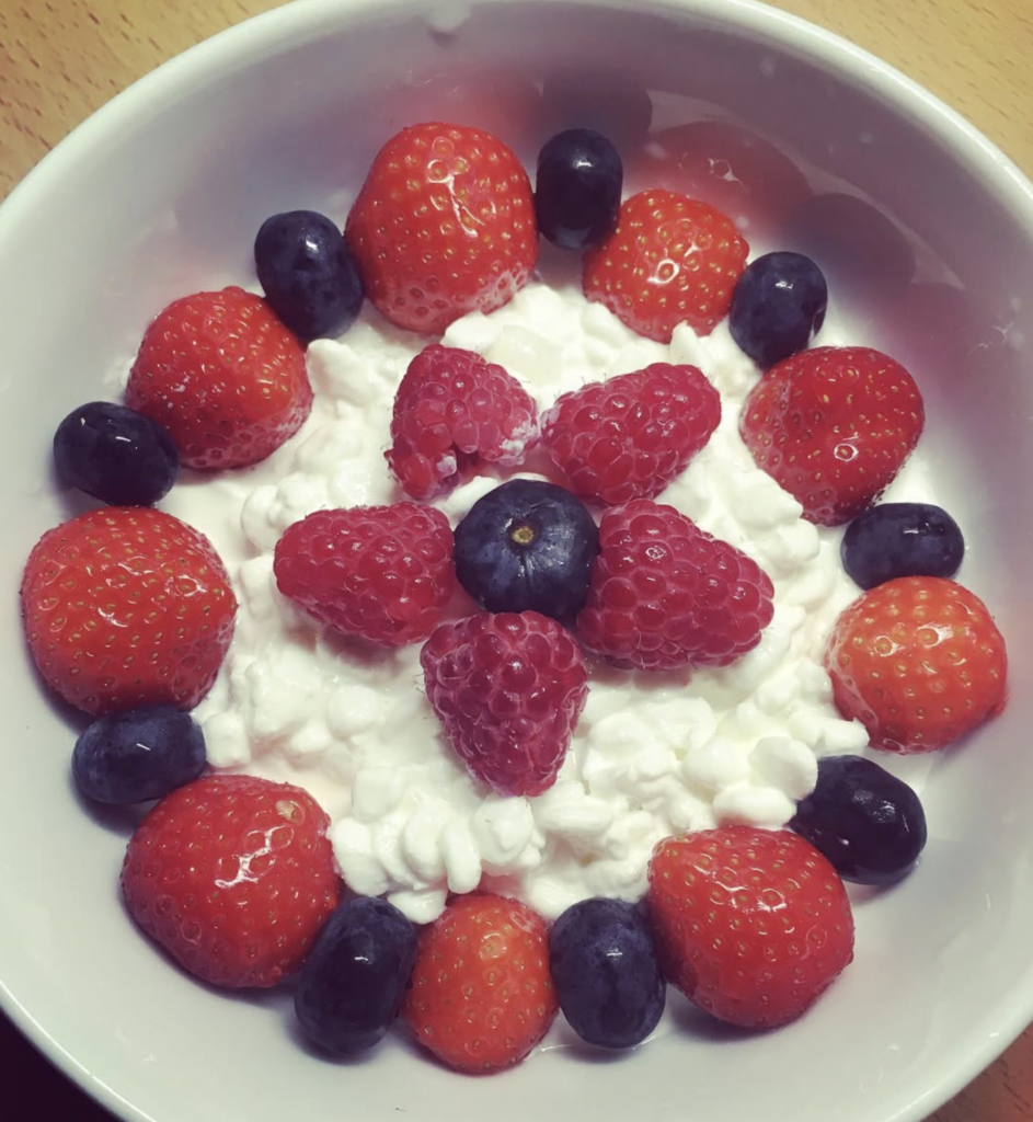 Cottage Cheese with Fruit