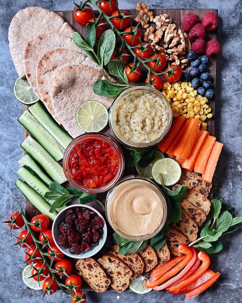 Hummus with vegetables