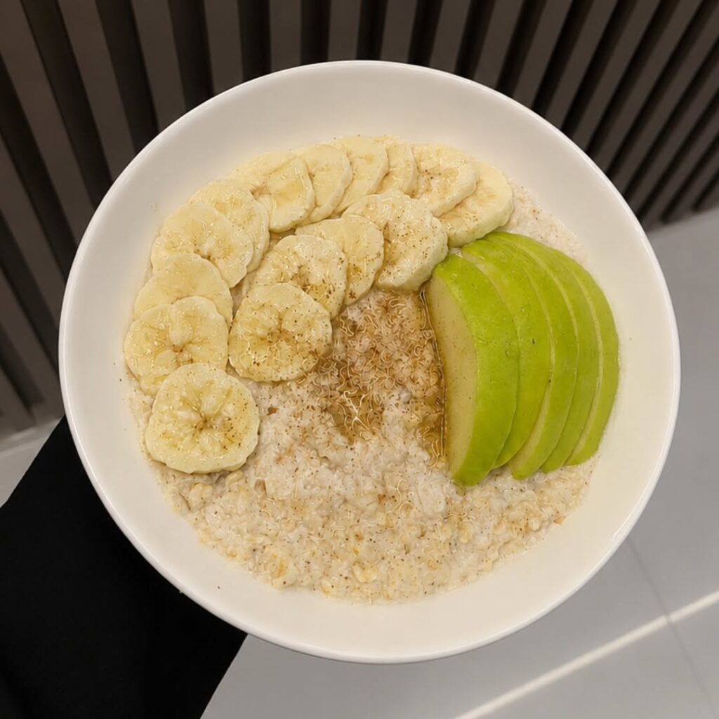 Oatmeal with fruit