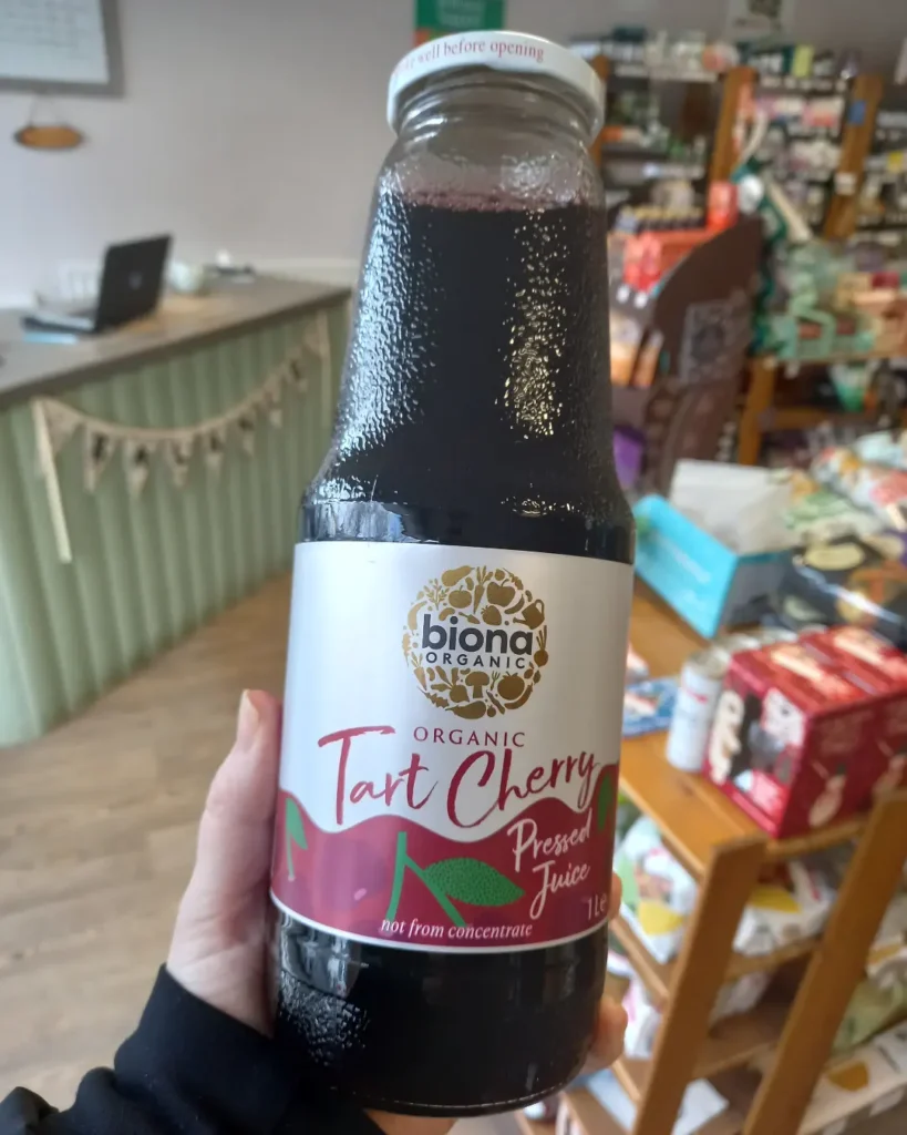 Tart cherry juice