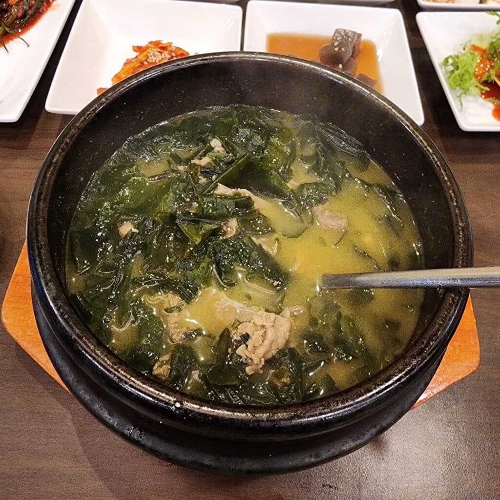Seaweed Soup in South Korea